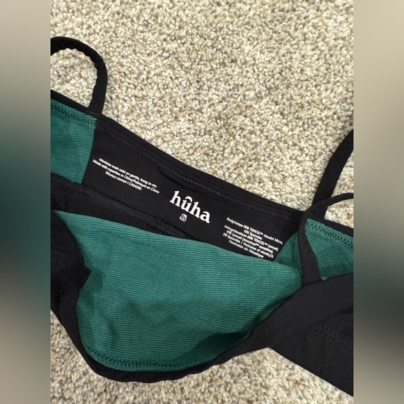 NWOT Huha Mineral Bra Tata Bralette Black Size Small - Picture 7 of 8